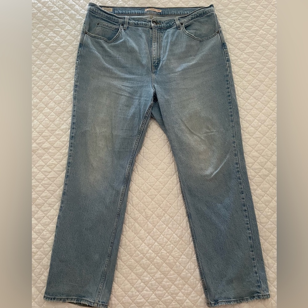 Levi's Plus Size 70s High Slim Straight Light Wash Jeans Size 20